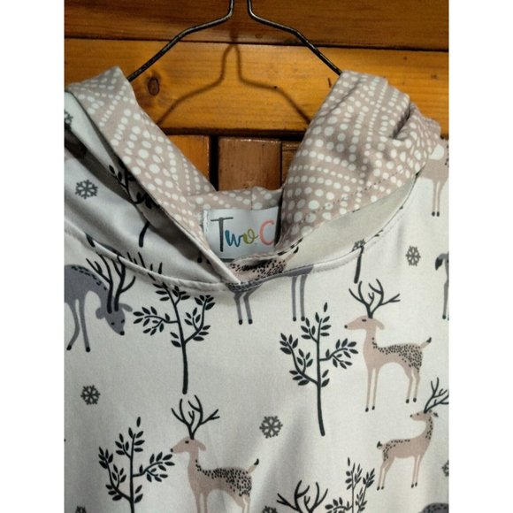 Two Can‎ Deer Hooded Long Sleeve With Pockets Girls Size 14/16 - Picture 3 of 7